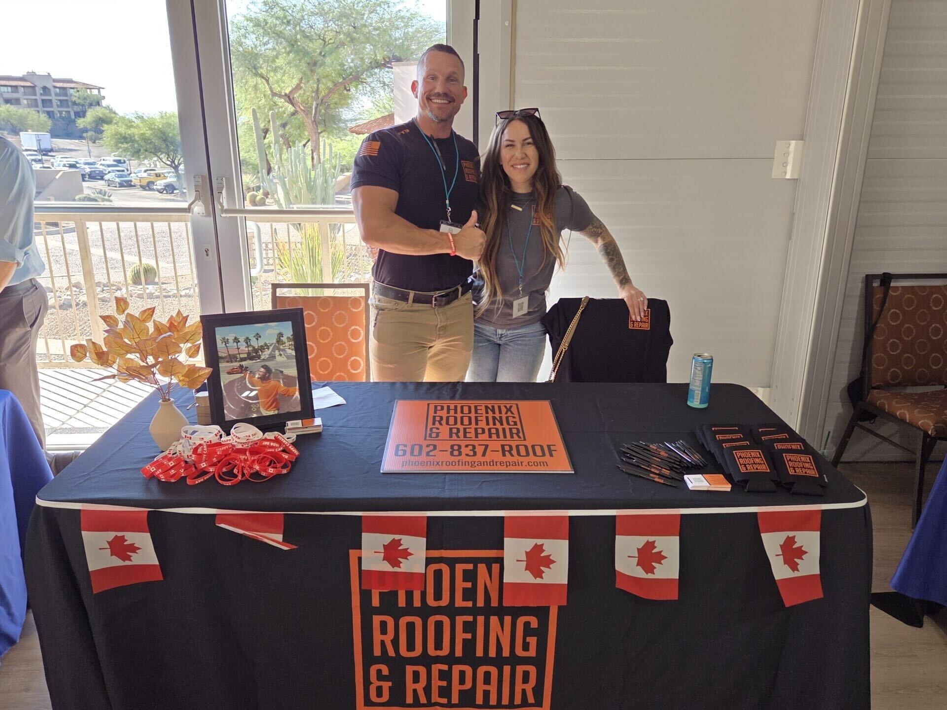Phoenix Roofing & Repair team at event